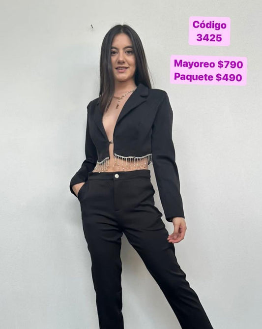 CONJUNTO BLAZER Y PANTALÓN 3425